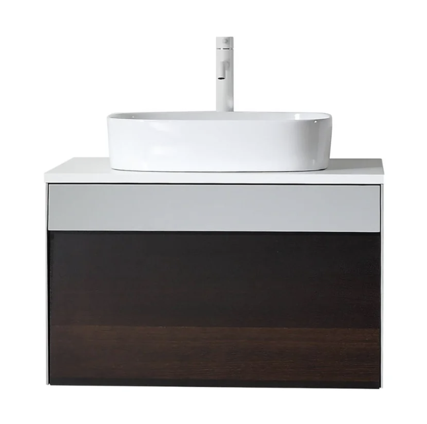 RONDA 30” SMOKE GRAY OAK BATHROOM VANITY