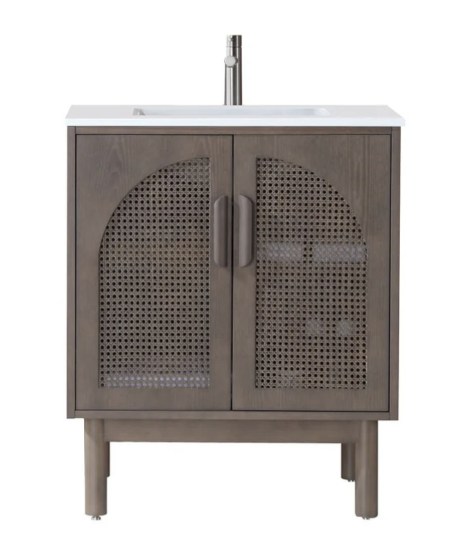 NARA 30” CHESTNUT OAK BATHROOM VANITY
