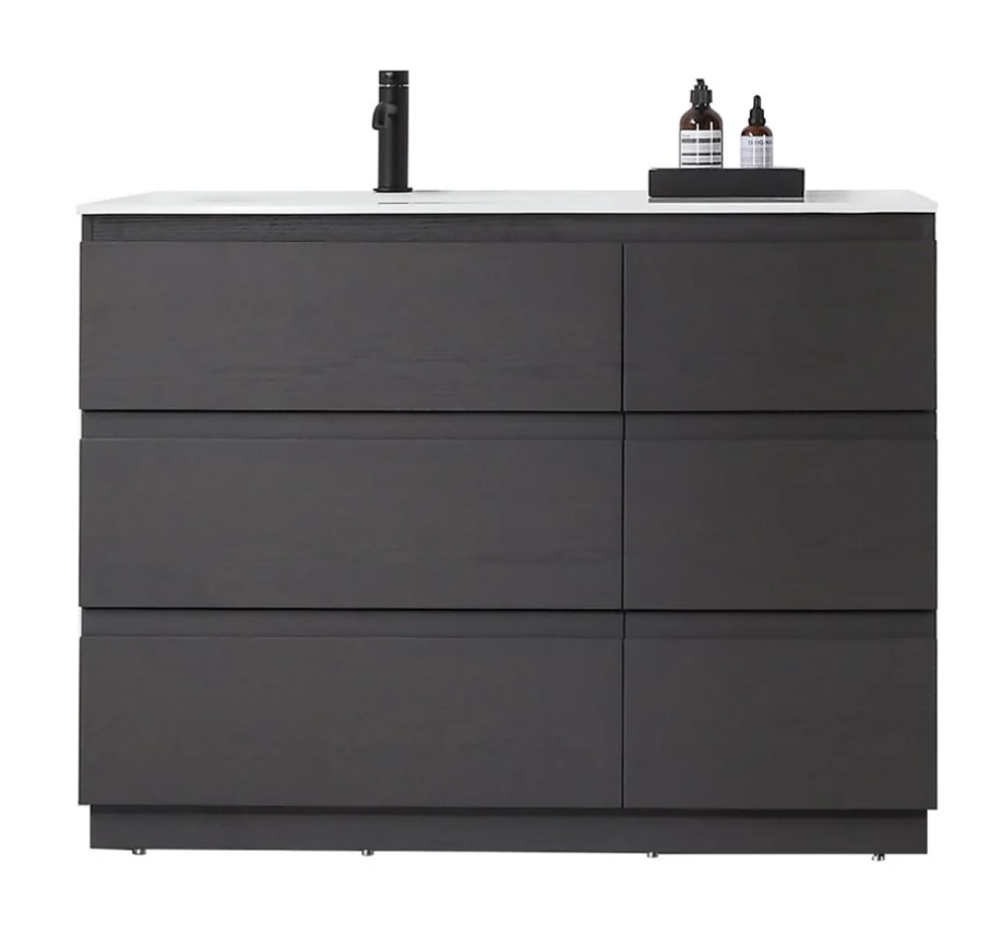 ROTHENBURG 42” CHARCOAL BATHROOM VANITY