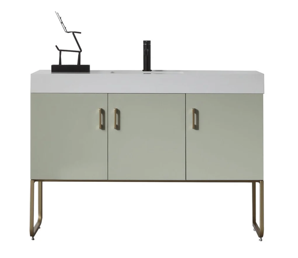VEEMON 48” PINE MIST BATHROOM VANITY