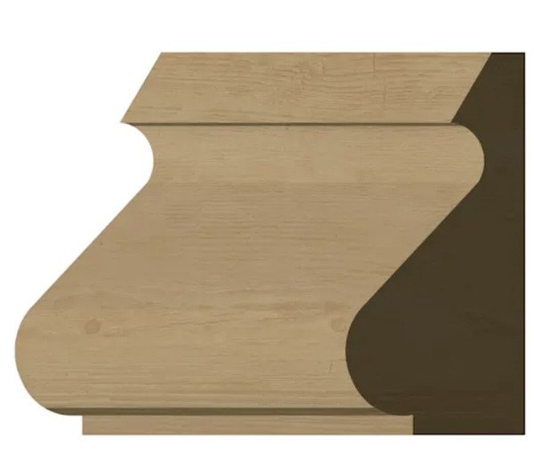 SOLID LF-  BASE CAP 11/16 X 1-3/8 x 16ft