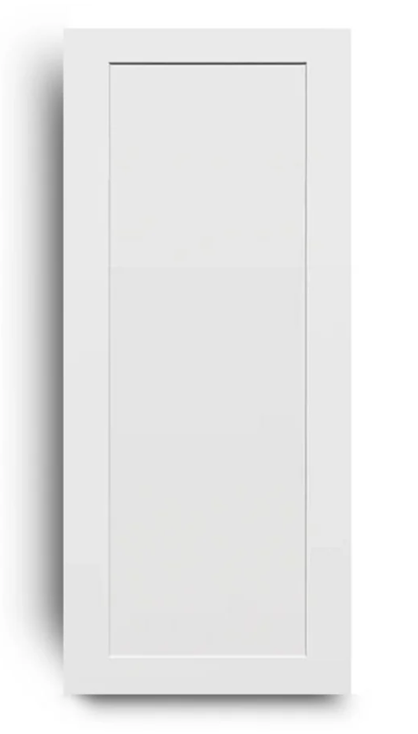 1-panel Prehung Solid Moulded Door (80" height)