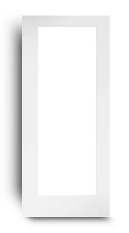 1-Lite Glass Prehung Door (Frosted - 80" height)