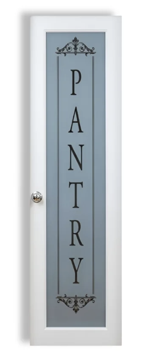 1-panel Pantry Glass Door (80" height)