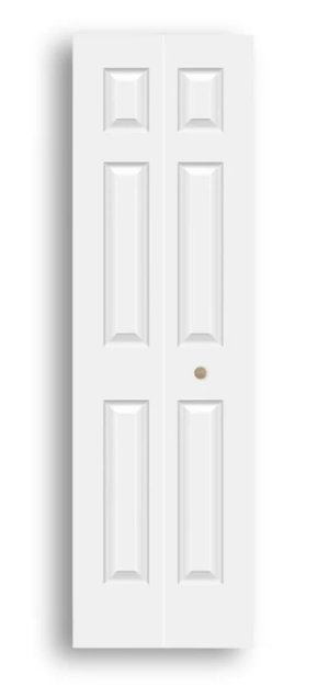 6-panel Bifold Door Hollow Core (80" height)