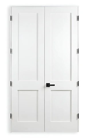 2-panel Solid Shaker Double Door (96" height)