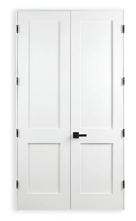 2-panel Solid Shaker Double Door (96" height)