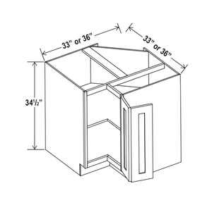French Grey- Easy Reach Base Cabinet