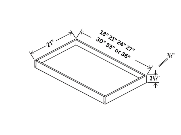 French Grey- Roll Out Tray