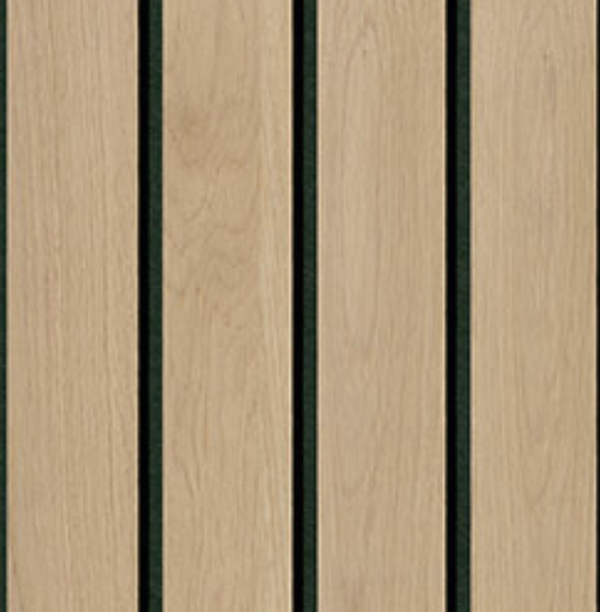 Natural Macro Acoustic Wood Slat Panels (10.63x94.5)