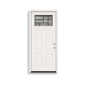 36 x 80 Top Blind Fiberglass Exterior Prehung Door