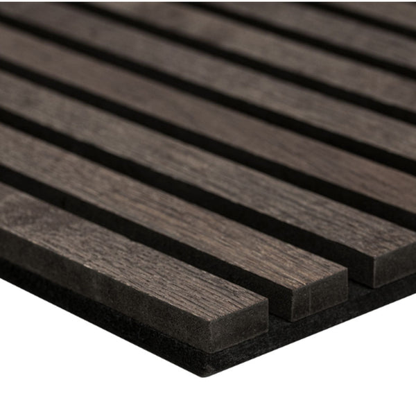 Umber Acoustic Wood Slat Panels (9.5X120)