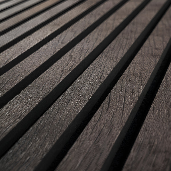 Umber Acoustic Wood Slat Panels (9.5X120)
