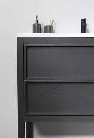 ANNECY 24" CHARCOAL BATHROOM VANITY