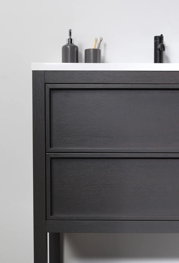 ANNECY 24" CHARCOAL BATHROOM VANITY