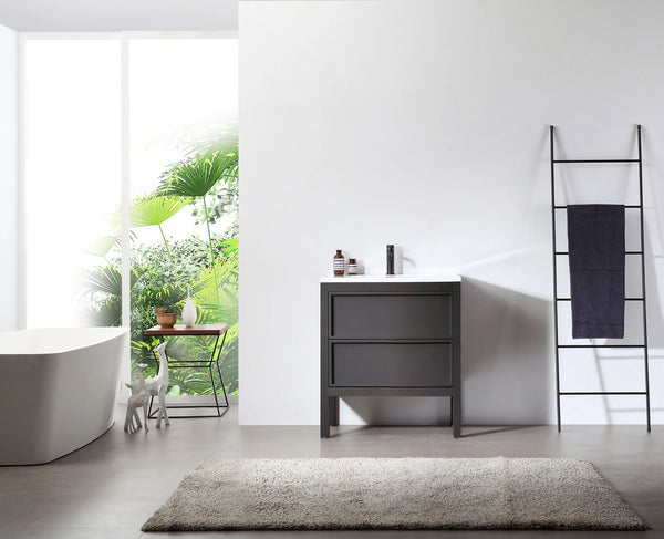 ANNECY 24" CHARCOAL BATHROOM VANITY