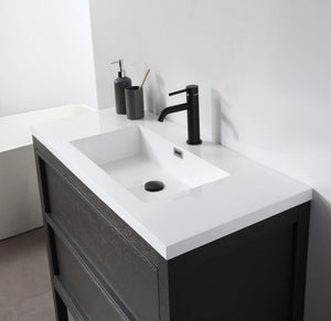 ANNECY 24" CHARCOAL BATHROOM VANITY