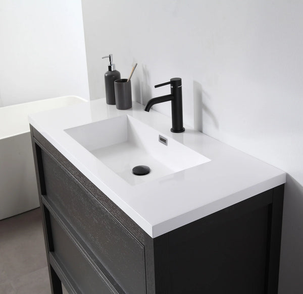ANNECY 24" CHARCOAL BATHROOM VANITY