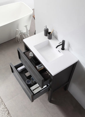 ANNECY 24" CHARCOAL BATHROOM VANITY