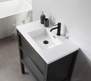 ANNECY 24" CHARCOAL BATHROOM VANITY