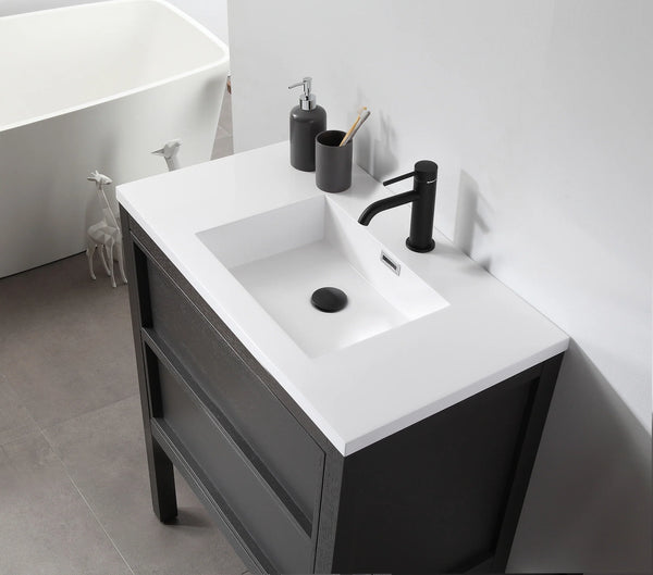 ANNECY 24" CHARCOAL BATHROOM VANITY