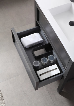ANNECY 24" CHARCOAL BATHROOM VANITY