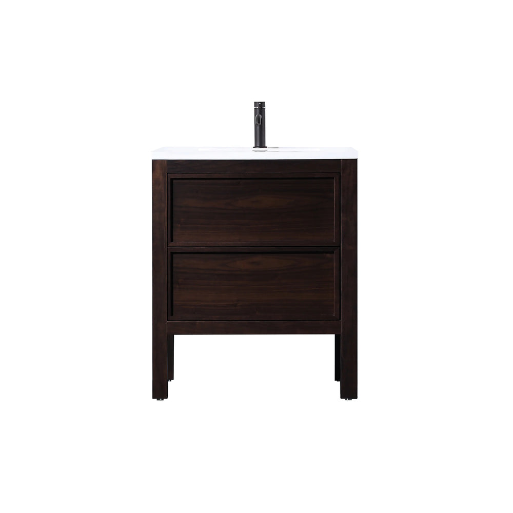 ANNECY 24" DARK WALNUT BATHROOM VANITY