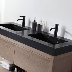 BIBURY 48” CHESTNUT OAK BATHROOM VANITY