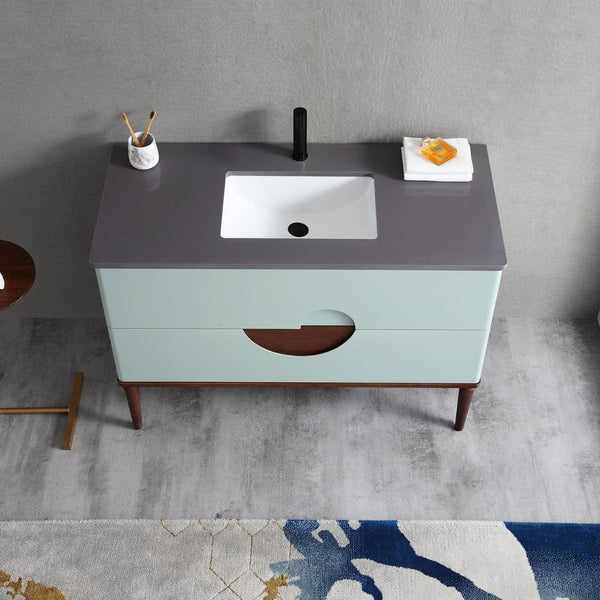 BURANO 48” ALOE GREEN BATHROOM VANITY