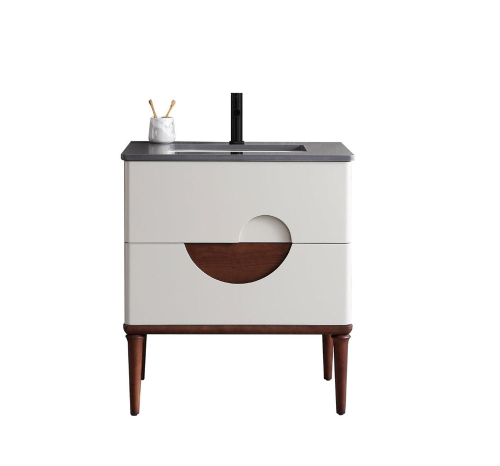 BURANO 30” BEIGE BATHROOM VANITY