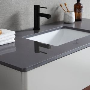 BURANO 30” BEIGE BATHROOM VANITY