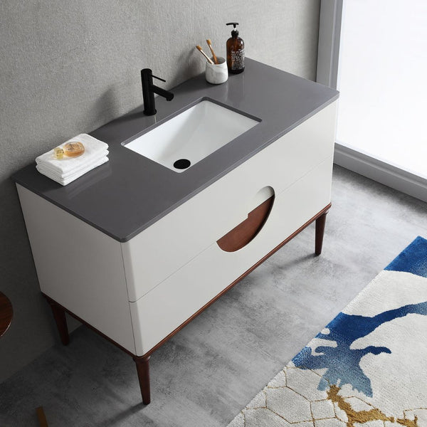 BURANO 48” BEIGE BATHROOM VANITY