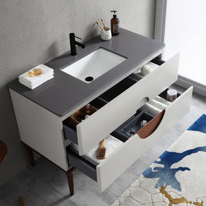 BURANO 48” BEIGE BATHROOM VANITY