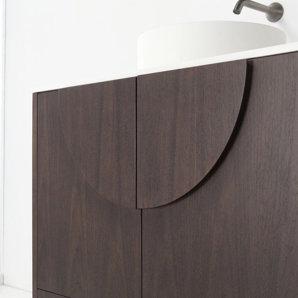 CELLE 36” DARK WALNUT BATHROOM VANITY