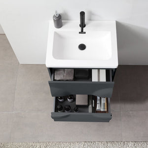 COLMAR 24” DARK GRAY BATHROOM VANITY