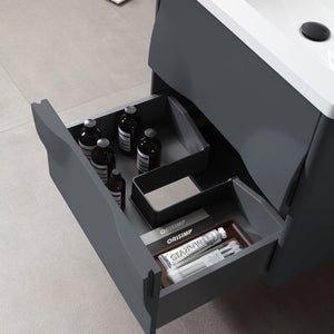 COLMAR 24” DARK GRAY BATHROOM VANITY