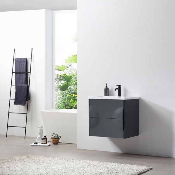 COLMAR 24” DARK GRAY BATHROOM VANITY