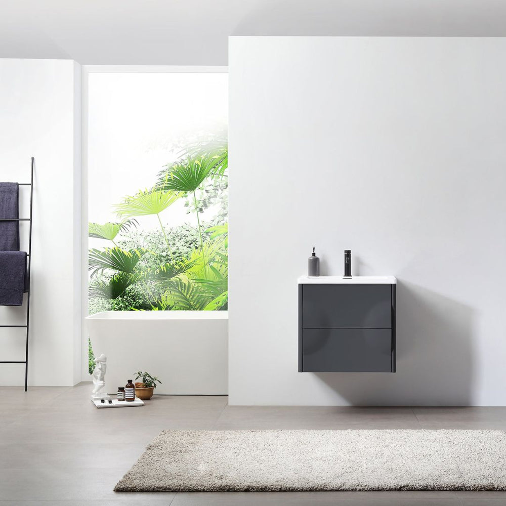 COLMAR 24” DARK GRAY BATHROOM VANITY