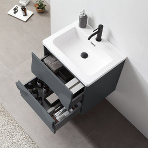 COLMAR 24” DARK GRAY BATHROOM VANITY