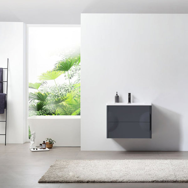 COLMAR 30” DARK GRAY BATHROOM VANITY