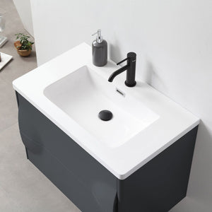 COLMAR 30” DARK GRAY BATHROOM VANITY