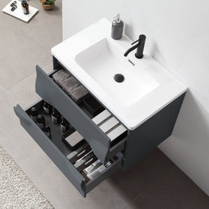 COLMAR 30” DARK GRAY BATHROOM VANITY