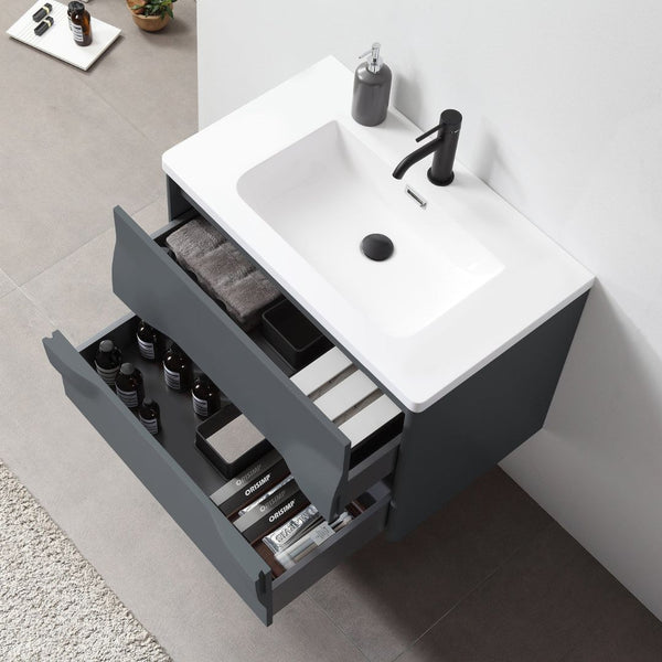 COLMAR 30” DARK GRAY BATHROOM VANITY