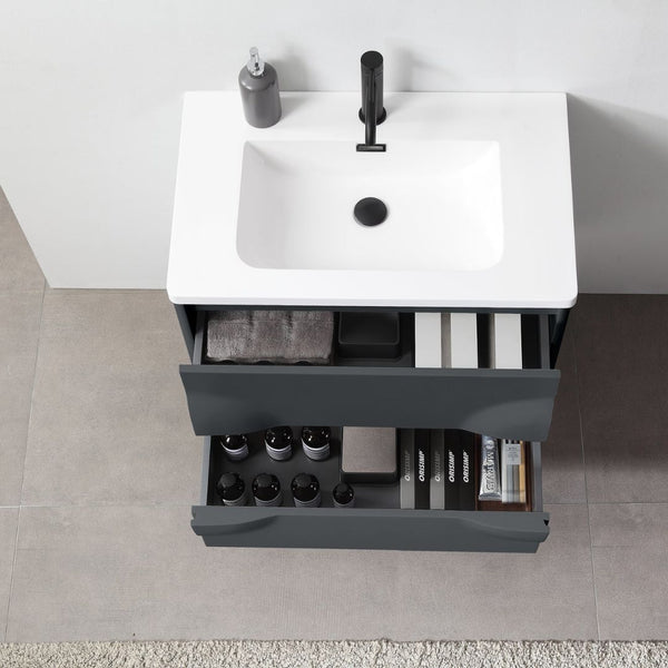 COLMAR 30” DARK GRAY BATHROOM VANITY
