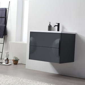 COLMAR 30” DARK GRAY BATHROOM VANITY