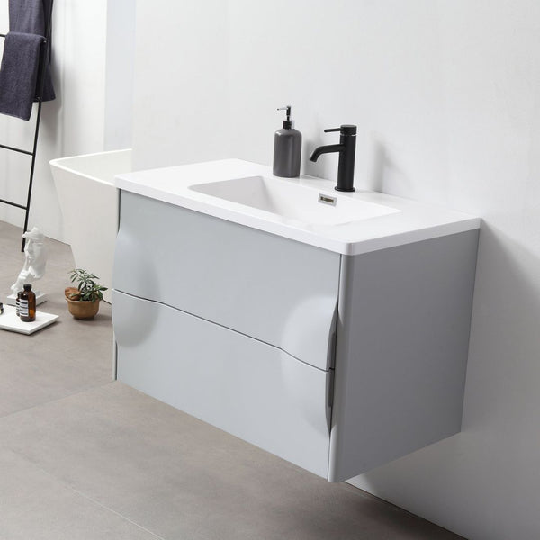 COLMAR 30” LIGHT GRAY BATHROOM VANITY