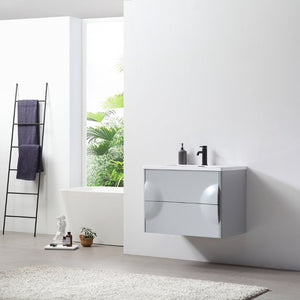 COLMAR 30” LIGHT GRAY BATHROOM VANITY