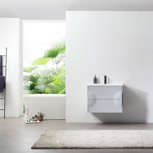 COLMAR 30” LIGHT GRAY BATHROOM VANITY