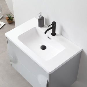 COLMAR 30” LIGHT GRAY BATHROOM VANITY
