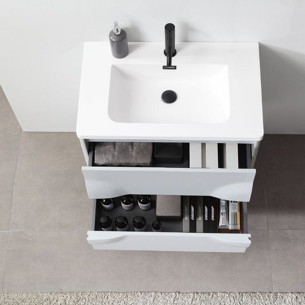COLMAR 30” LIGHT GRAY BATHROOM VANITY